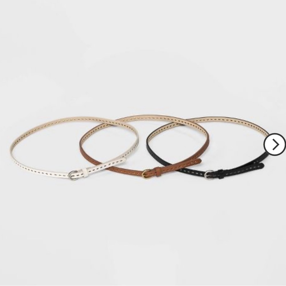 Women’s 3pack Laser Cut Belt- Universal Thread